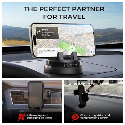 360° Rotatable Adhesive Dashboard Phone Holder