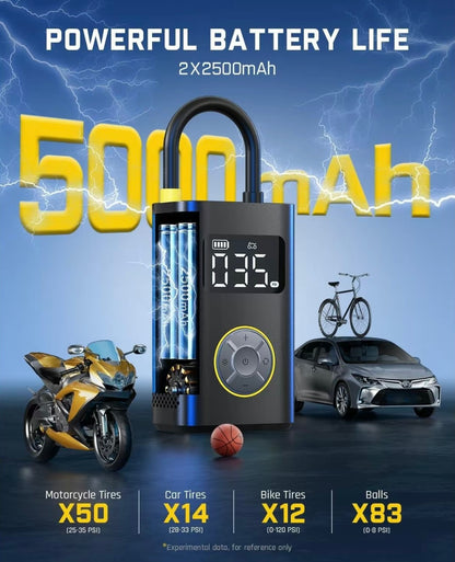 Portable Tire Inflator 150PSI High-Pressure