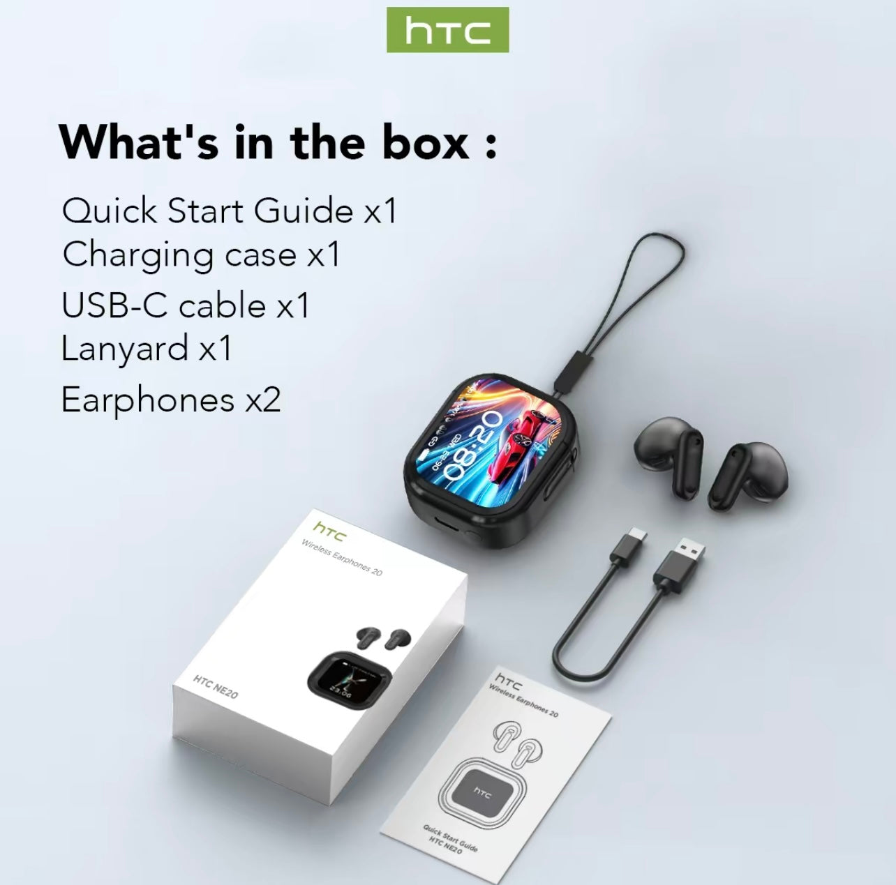 HTC NE20 Bluetooth 5.4 Earphones